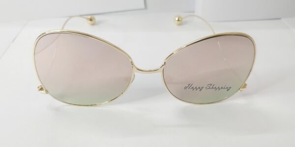 Chanel designer oversize metal sunglass