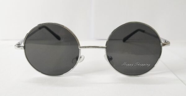 Korean retro round metal sunglass