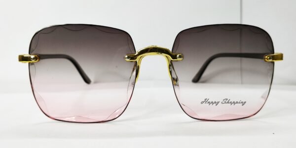 Korean rimless side cut sunglass